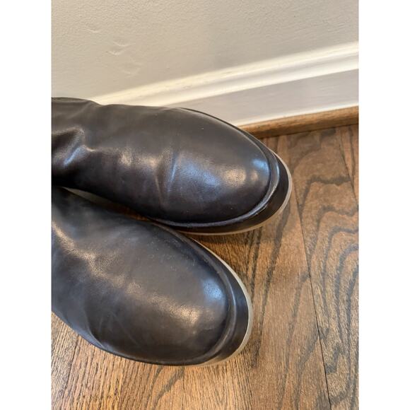 Fear of God Mens Black Leather Wrapped Chelsea Boots Size EU 45 US 11/11.5 $995